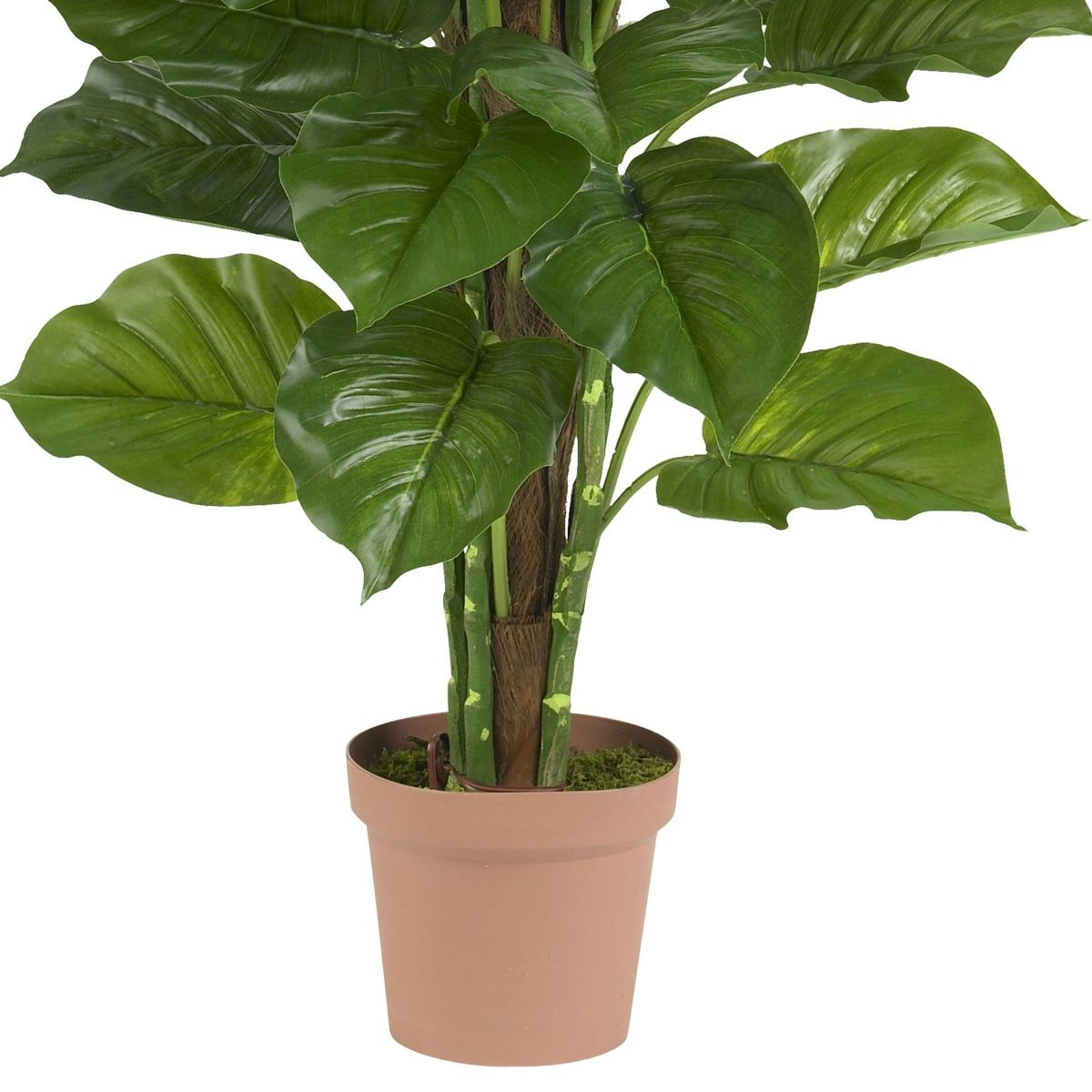 63" Large Leaf Philodendron Silk Plant (Real Touch)