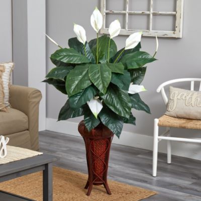 Spathiphyllum with Stand Silk Plant