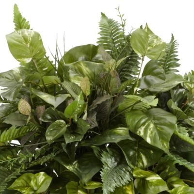 Vining Mixed Greens with Decorative Stand Silk Plant