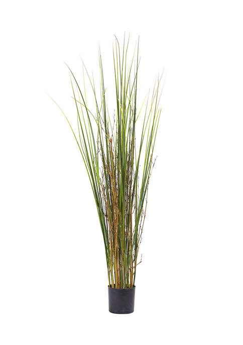 Nearly Natural Grass and Bamboo Plant