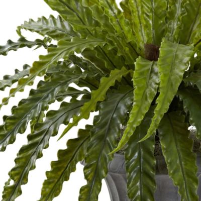 30-Inch Birds nest Fern Artificial Plant with Urn