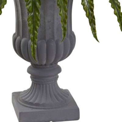 30-Inch Birds nest Fern Artificial Plant with Urn