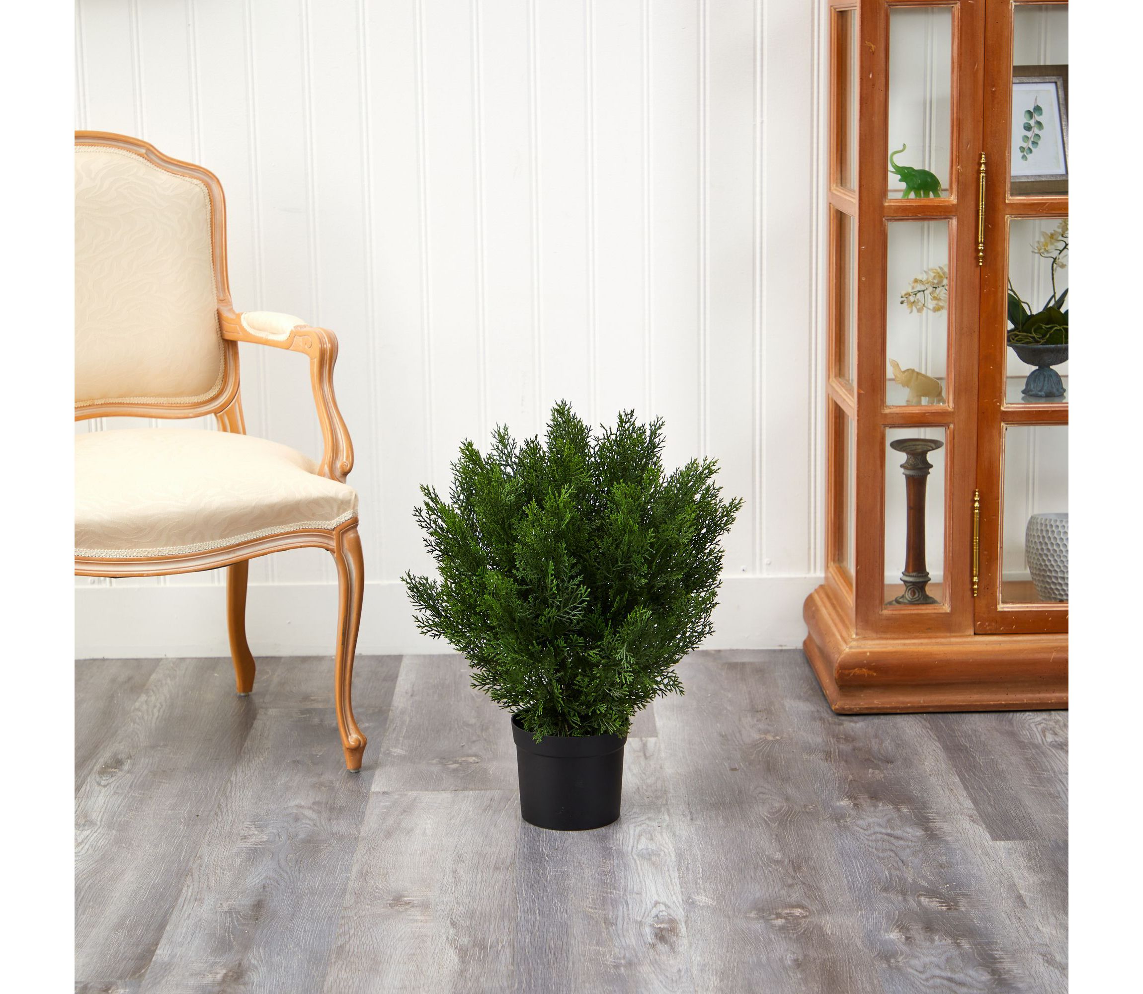 2-Foot Cedar Artificial Bush (Indoor/Outdoor)