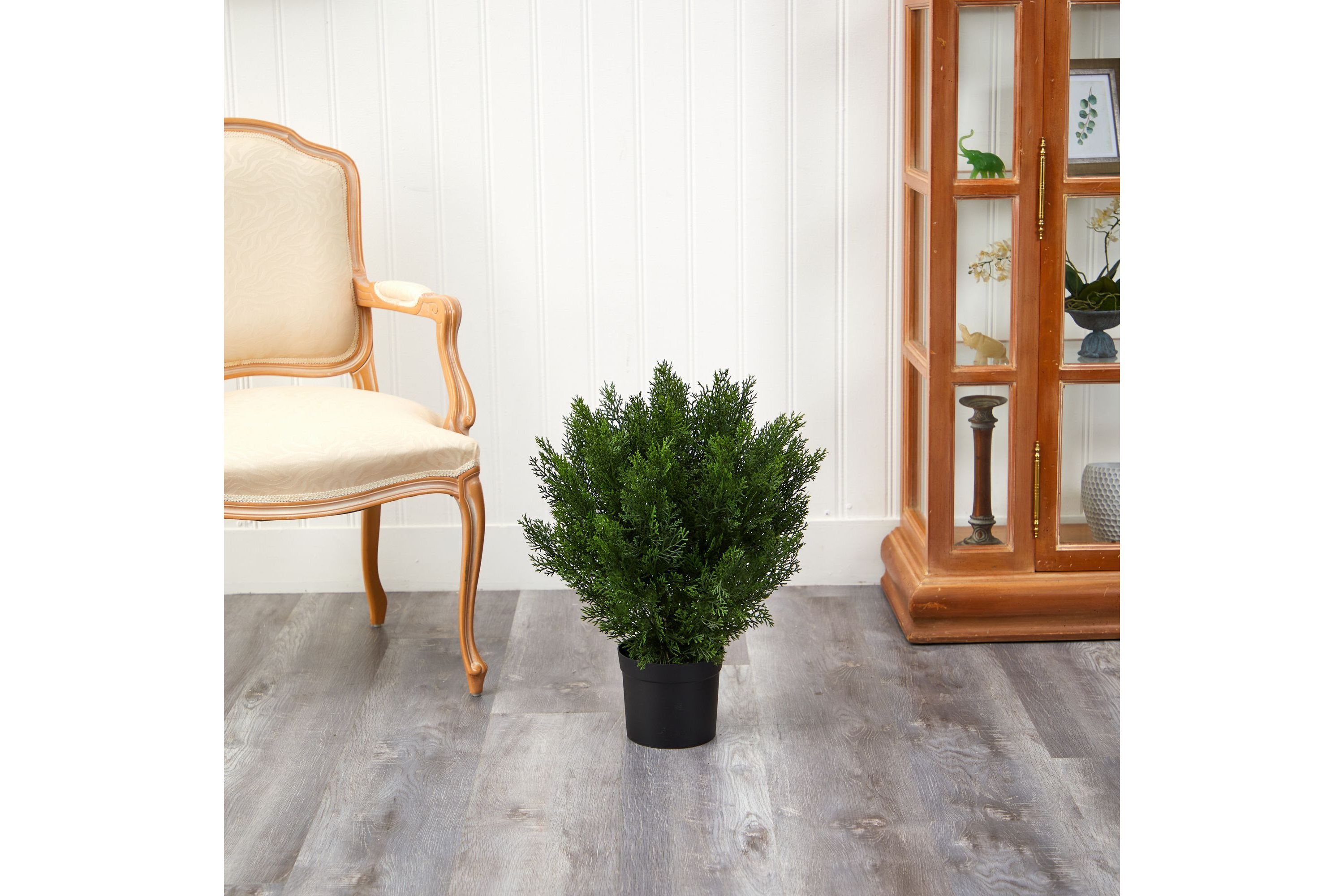 2-Foot Cedar Artificial Bush (Indoor/Outdoor)