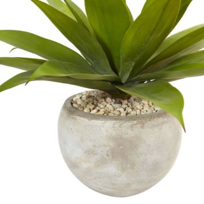 24-Inch Agave Artificial Plant in Sand Colored Bowl