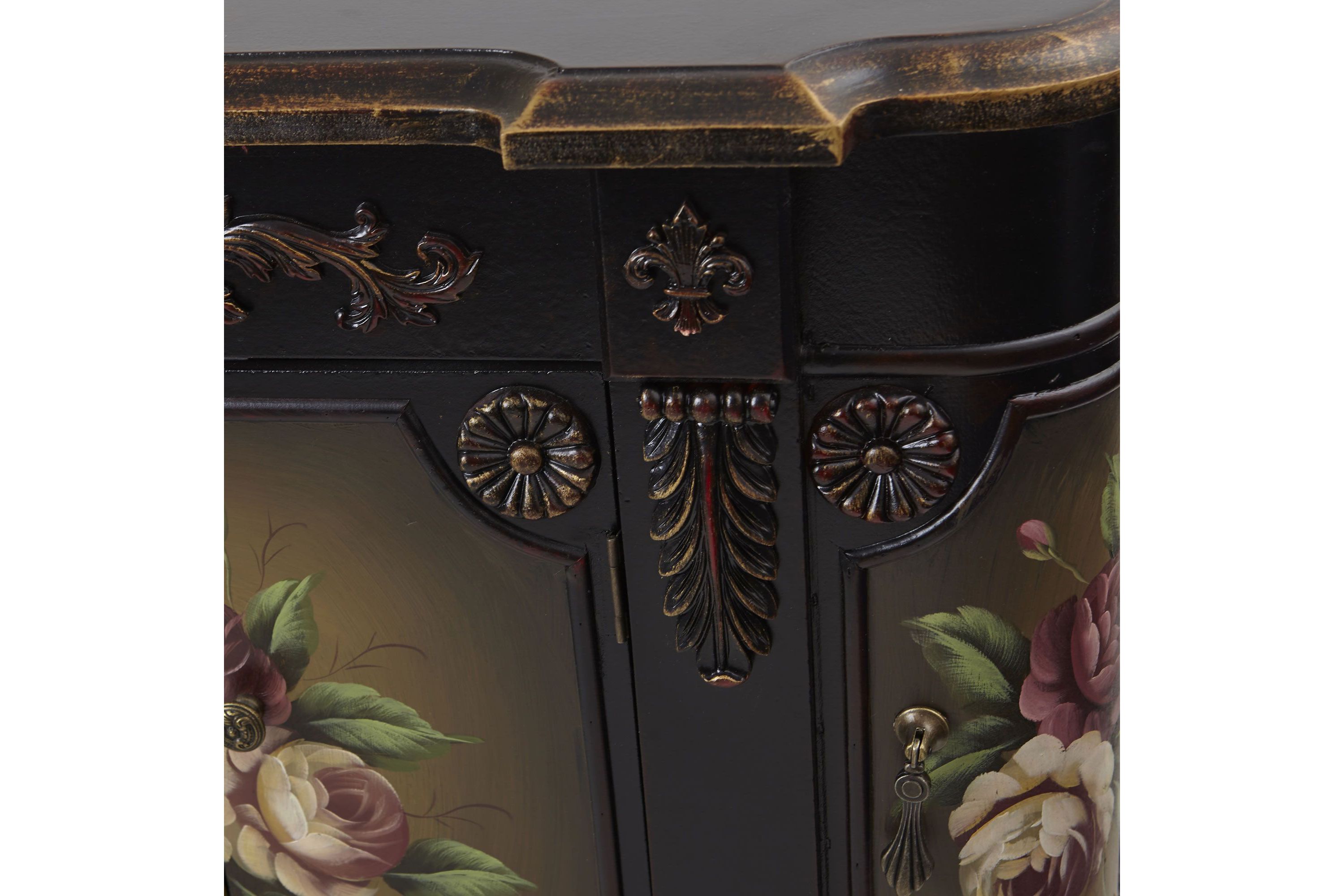 French Vintage Style Floor Cabinet