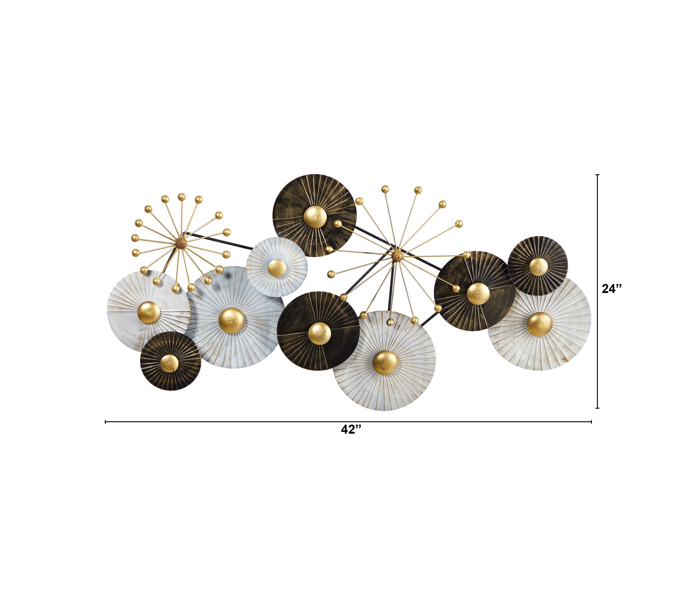 3.5-Foot x 2-Foot Urban Layered Metal Wall Art Decor
