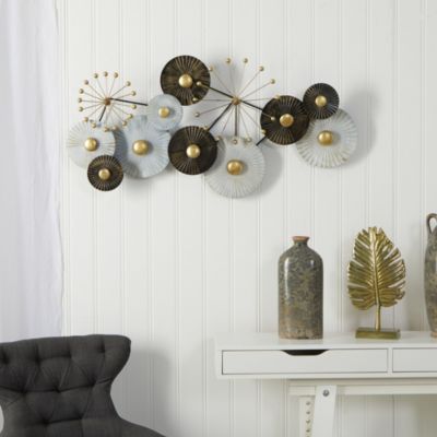 3.5-Foot x 2-Foot Urban Layered Metal Wall Art Decor