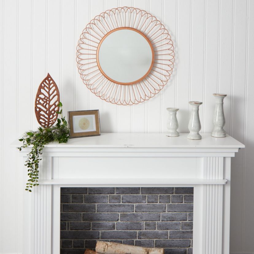 28-Inch Starburst Mirror Wall Decor