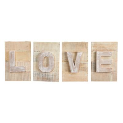 40-Inch Rustic Farmhouse LOVE Wall Art Decor