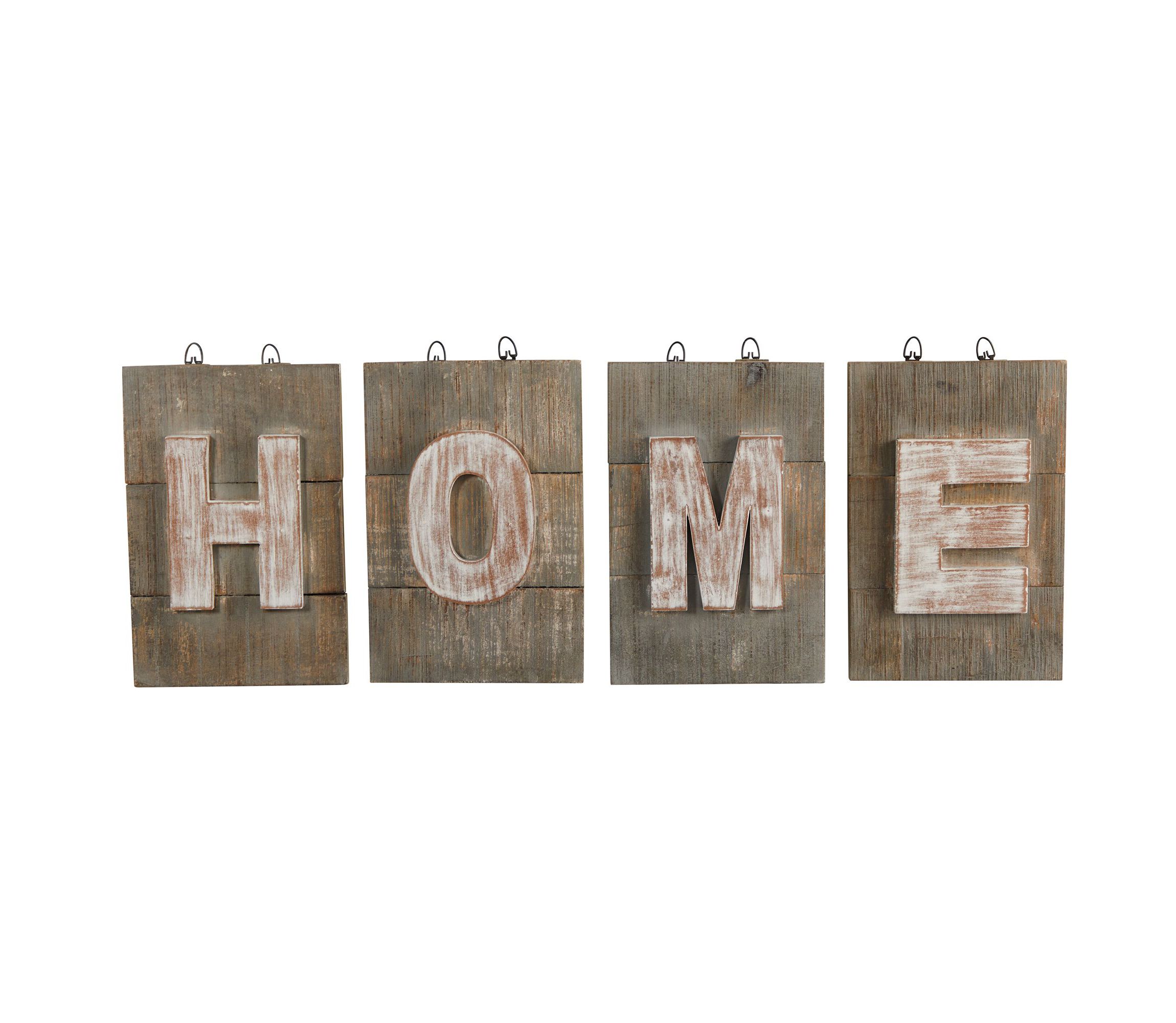 40-Inch Rustic Farmhouse HOME Wall Art Decor