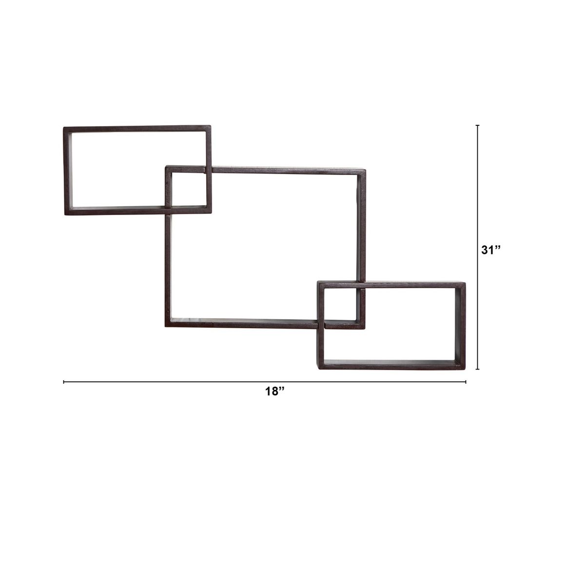 31-Inch Floating Boxes Wall Shelves