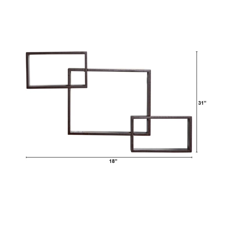 31-Inch Floating Boxes Wall Shelves