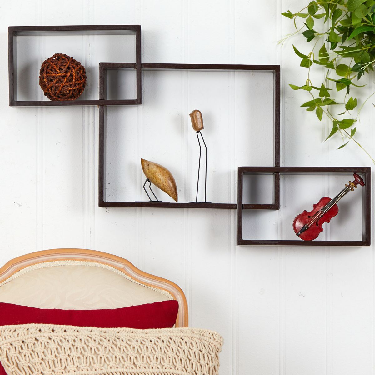 31-Inch Floating Boxes Wall Shelves