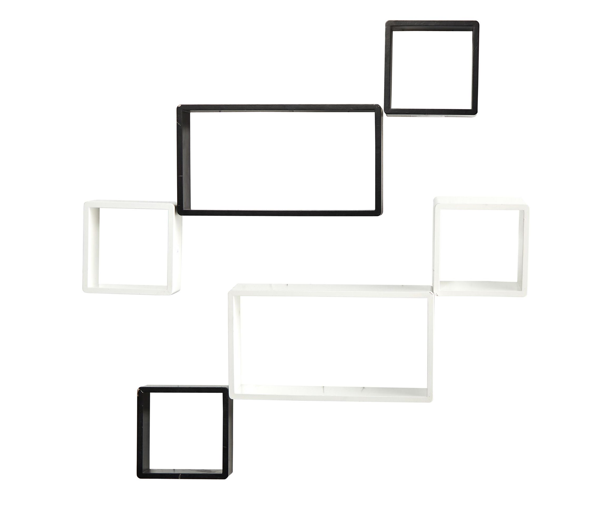 15-Inch Modern Wall Art Décor Floating Shelves (Set of 6)