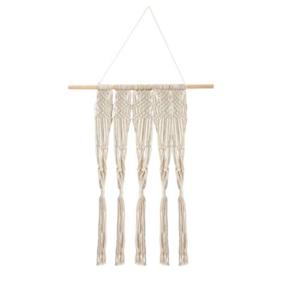 2.5-Foot x 2-Foot Hand Woven Macrame Wall Hanging Decor