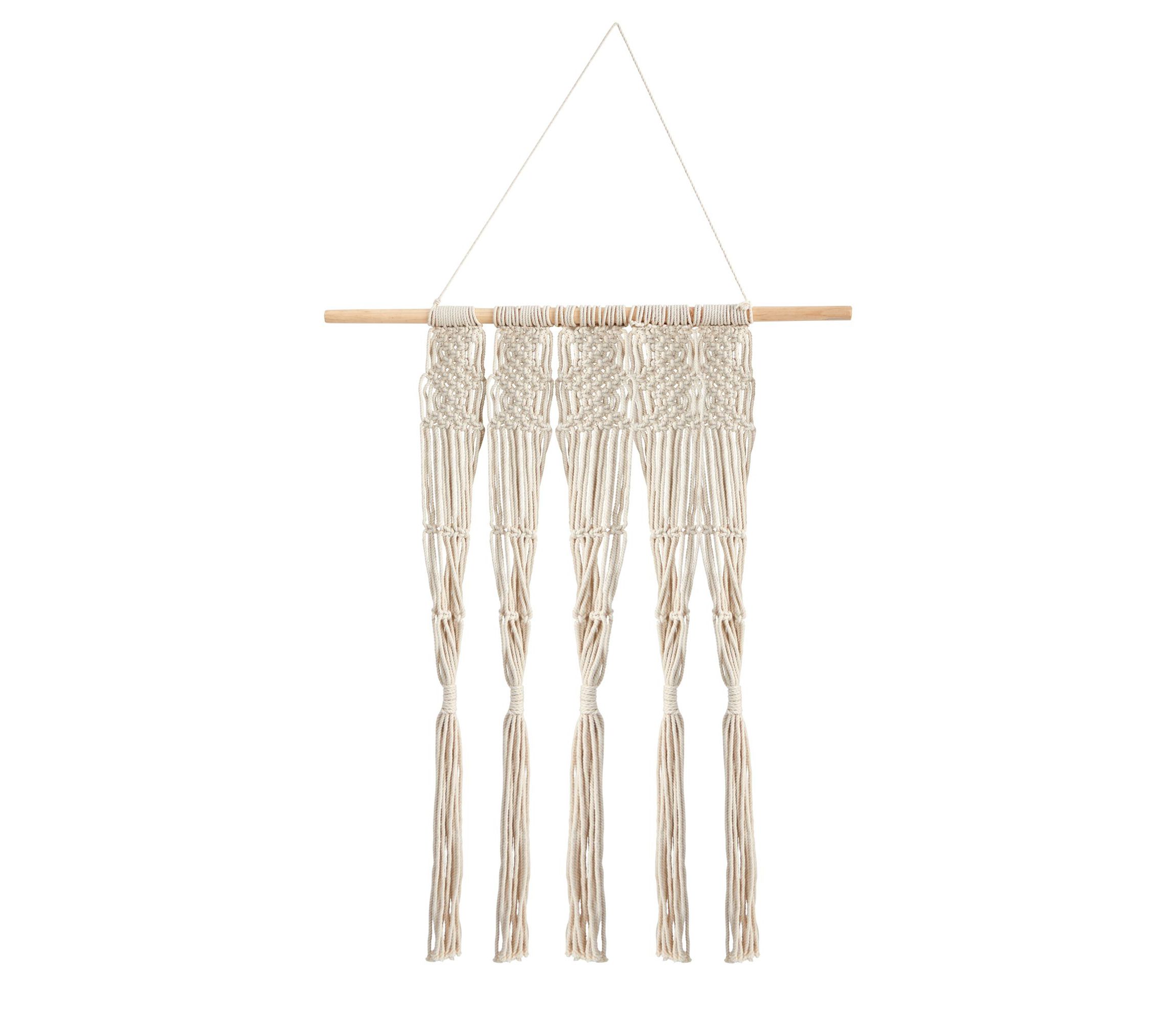 2.5-Foot x 2-Foot Hand Woven Macrame Wall Hanging Decor