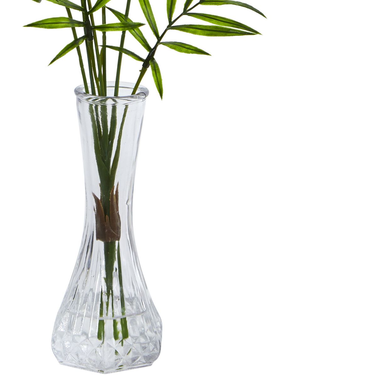 Mini Palm Artificial Plant in Vase (Set of 3)