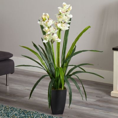 39-Inch Cymbidium Orchid Artificial Plant