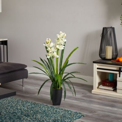 39-Inch Cymbidium Orchid Artificial Plant