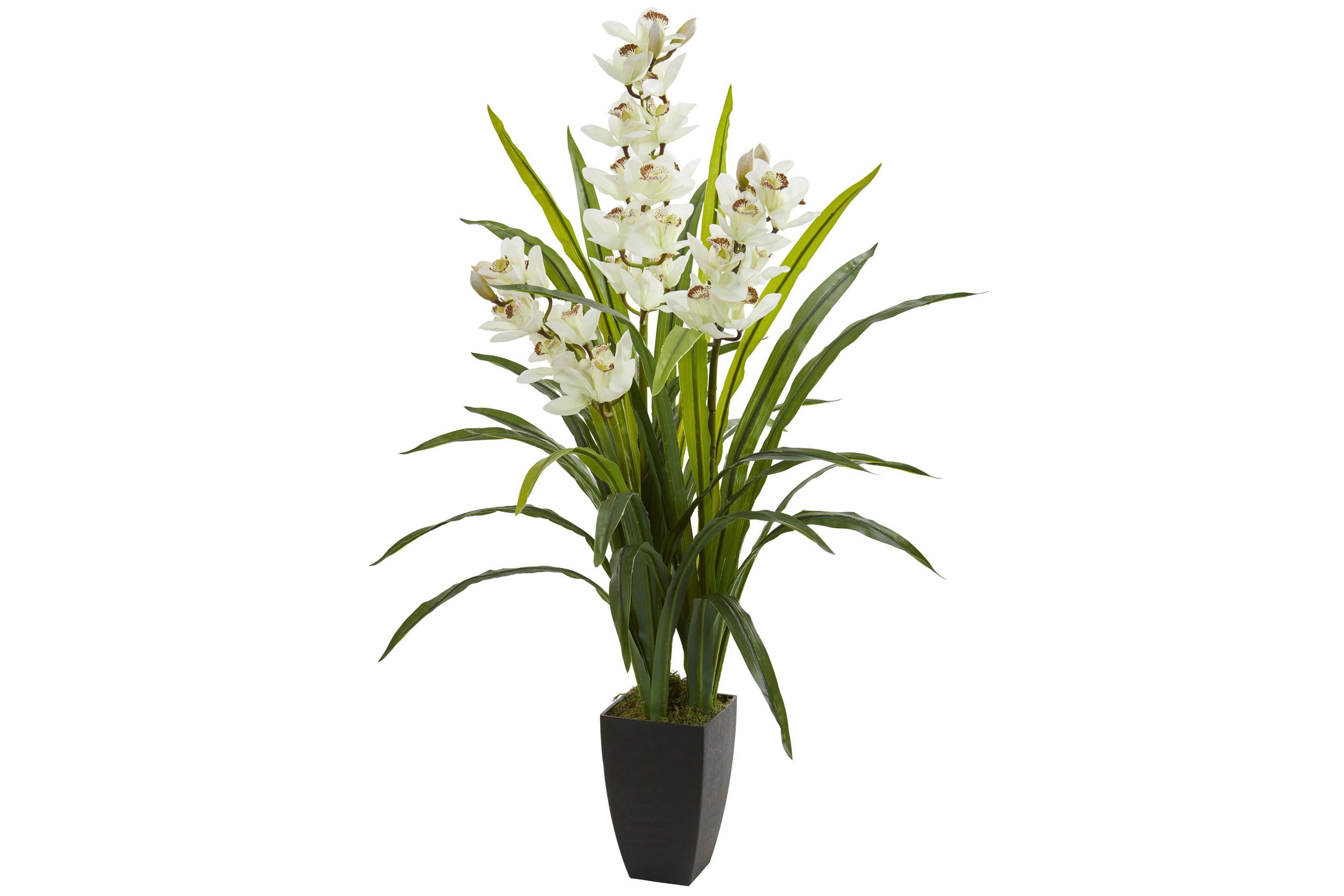 45-Inch Cymbidium Orchid Artificial Plant