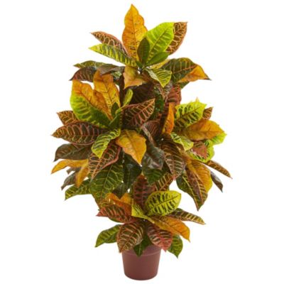 36-Inch Croton Artificial Plant (Real Touch)