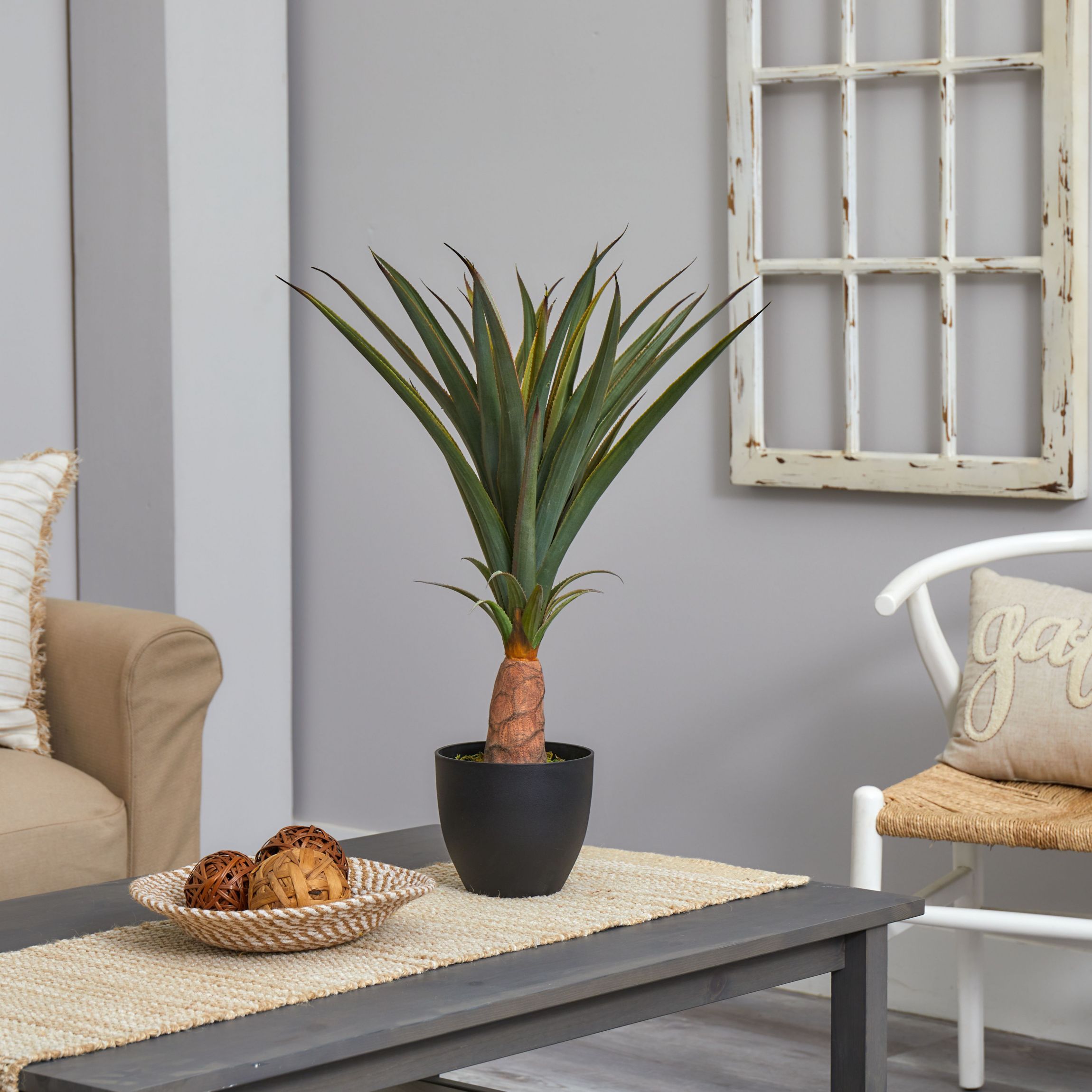 30-Inch Agave Artificial Plant