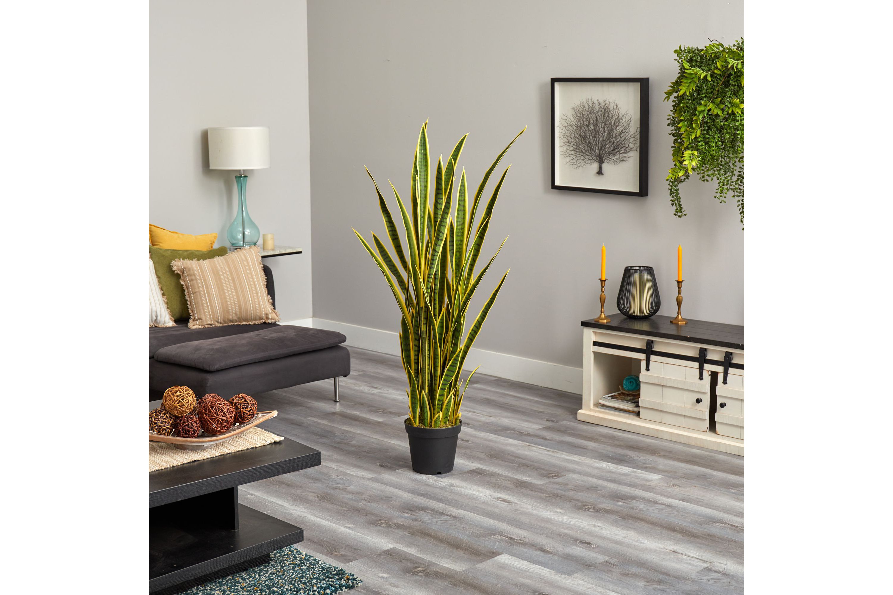 5-Foot Sansevieria Artificial Plant