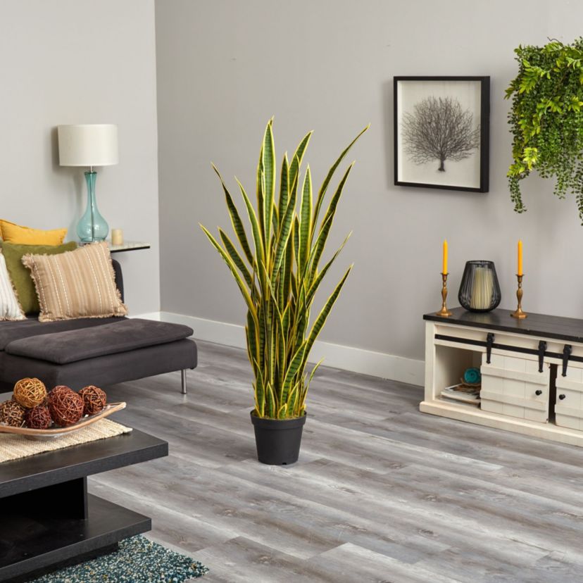 5-Foot Sansevieria Artificial Plant