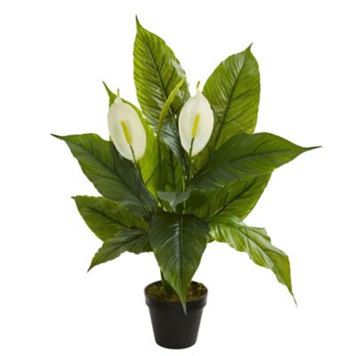 26-Inch Spathiphyllum Artificial Plant (Real Touch)