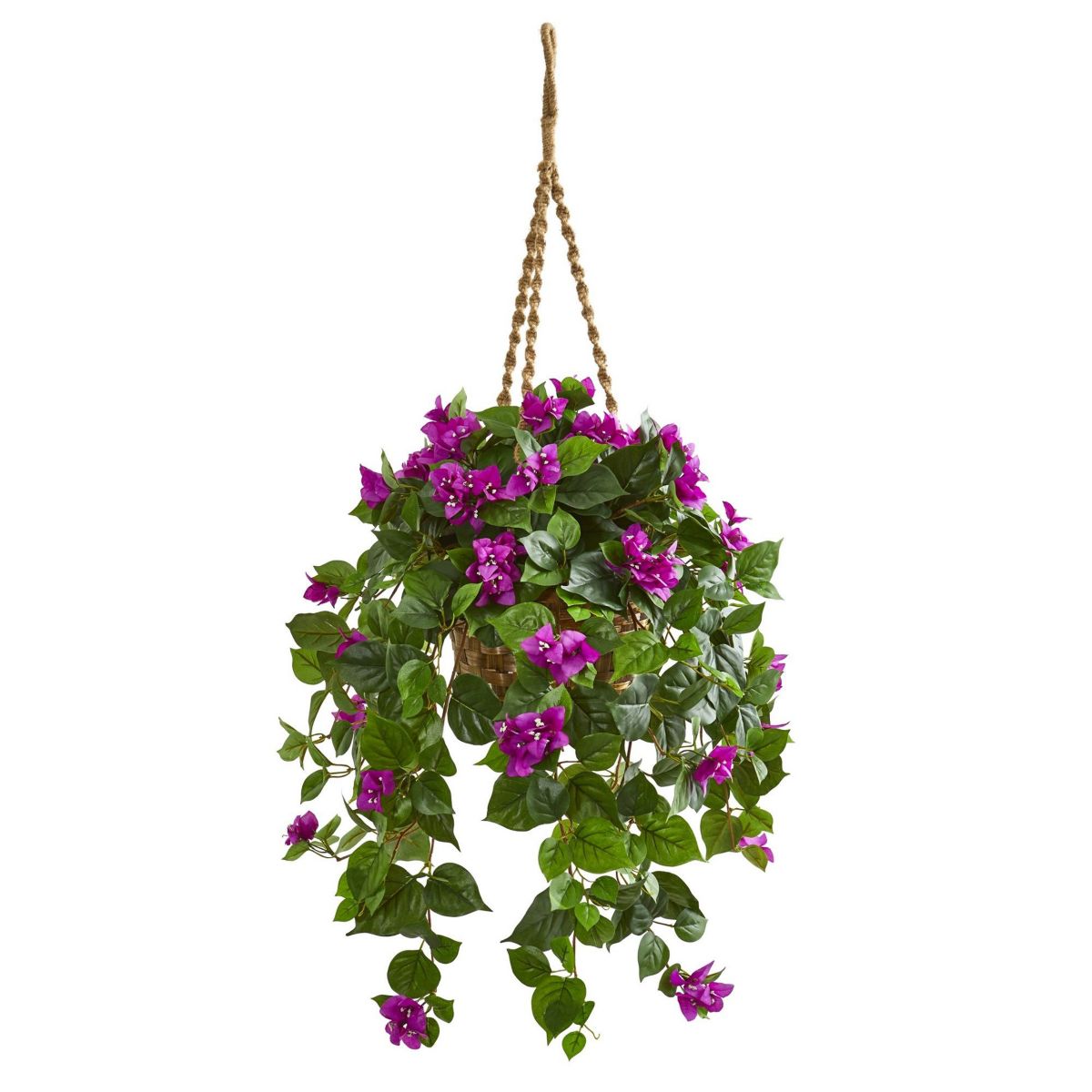 Bougainvillea Artificial Plant in Basket