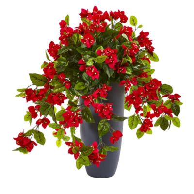 26-Inch Bougainvillea Artificial Plant in Planter UV Resistant (Indoor/Outdoor)