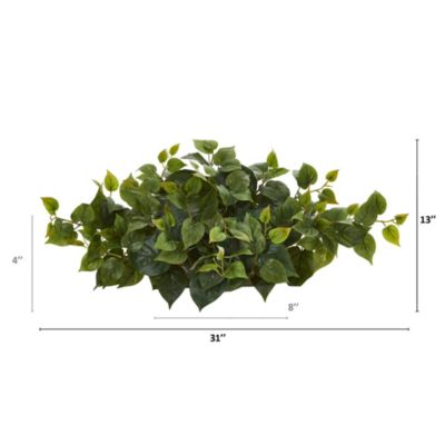 31-Inch Philodendron Artificial Ledge Plant