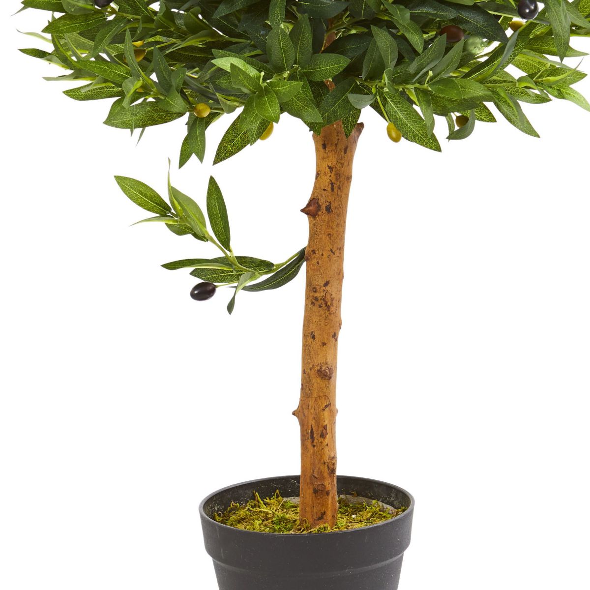 34-Inch Olive Topiary Artificial Tree UV Resistant (Indoor/Outdoor)