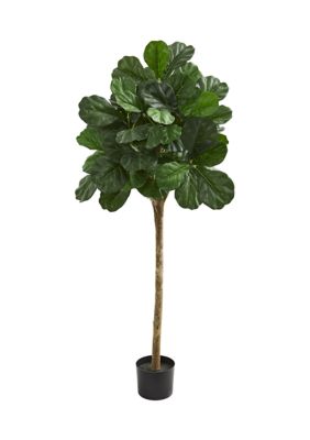 Nearly Natural Fiddle Leaf Fig Tree, Green