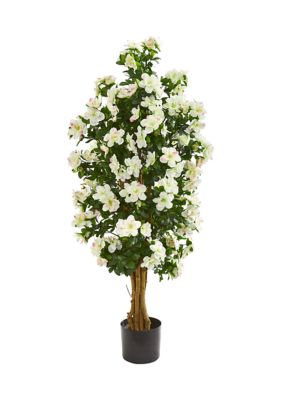 Nearly Natural Azalea Tree, Green