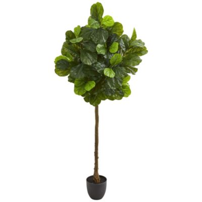 6-Foot Fiddle Leaf Artificial Tree (Real Touch)