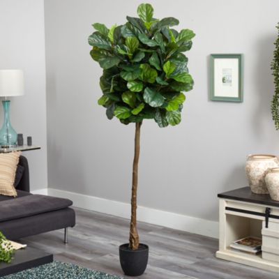 6-Foot Fiddle Leaf Artificial Tree (Real Touch)