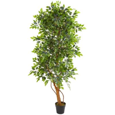Nearly Natural 6-Foot Elegant Ficus Artificial Tree