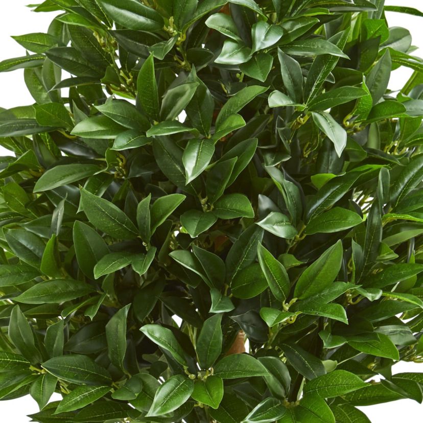 3-Foot Bay Leaf Artificial Topiary Tree UV Resistant (Indoor/Outdoor)