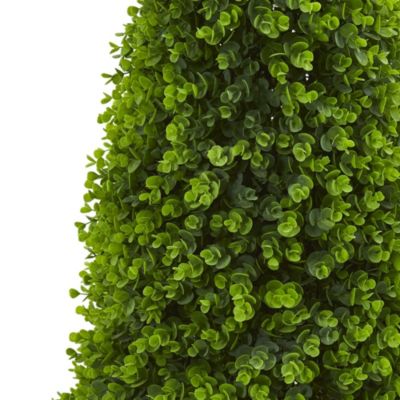 4-Foot Eucalyptus Topiary Artificial Tree (Indoor/Outdoor)