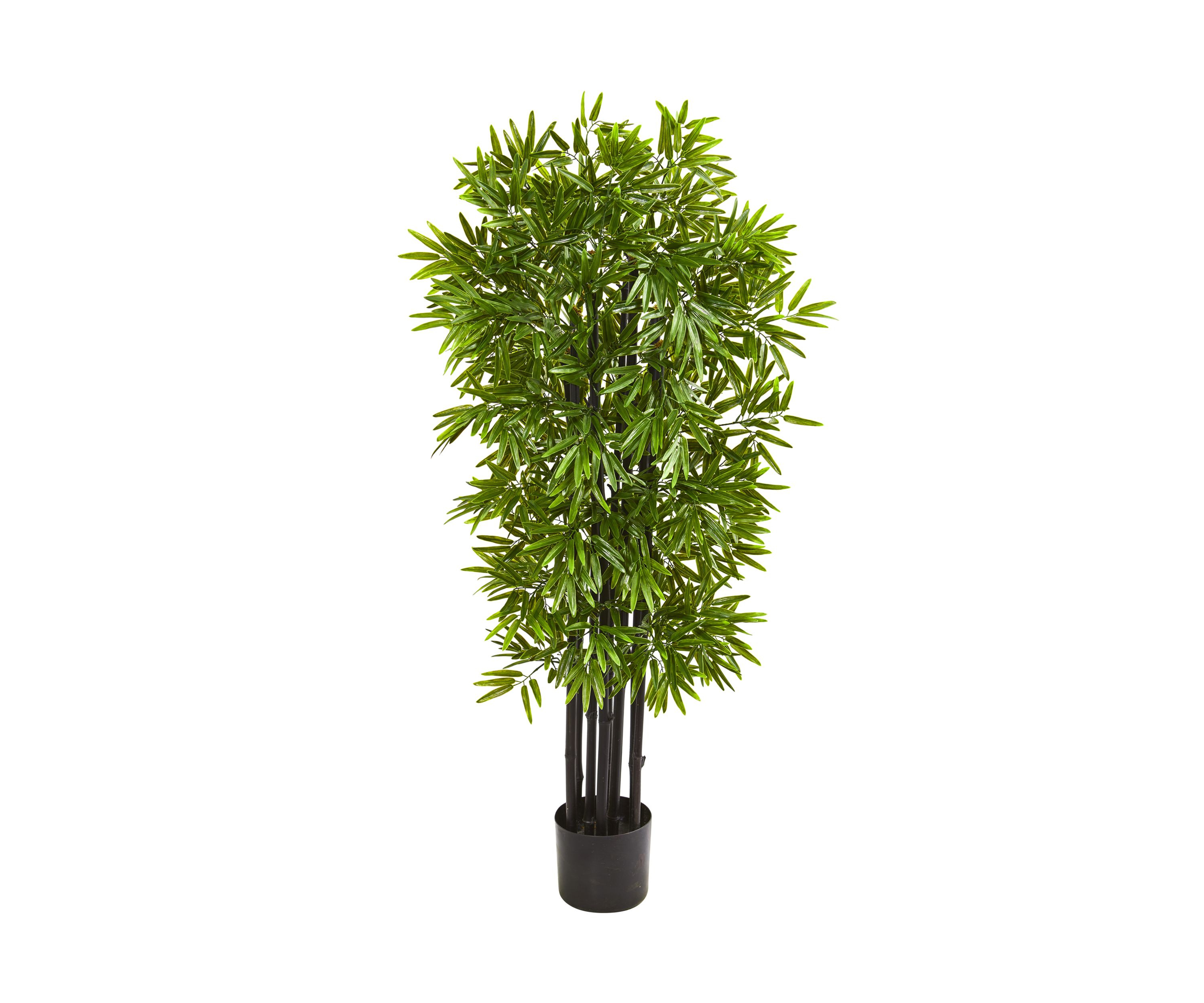 Nearly Natural Bamboo Tree with Black Trunks Indoor/Outdoor | Belk