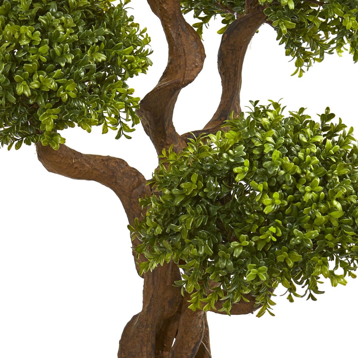3.5-Foot Four Ball Boxwood Artificial Topiary Tree