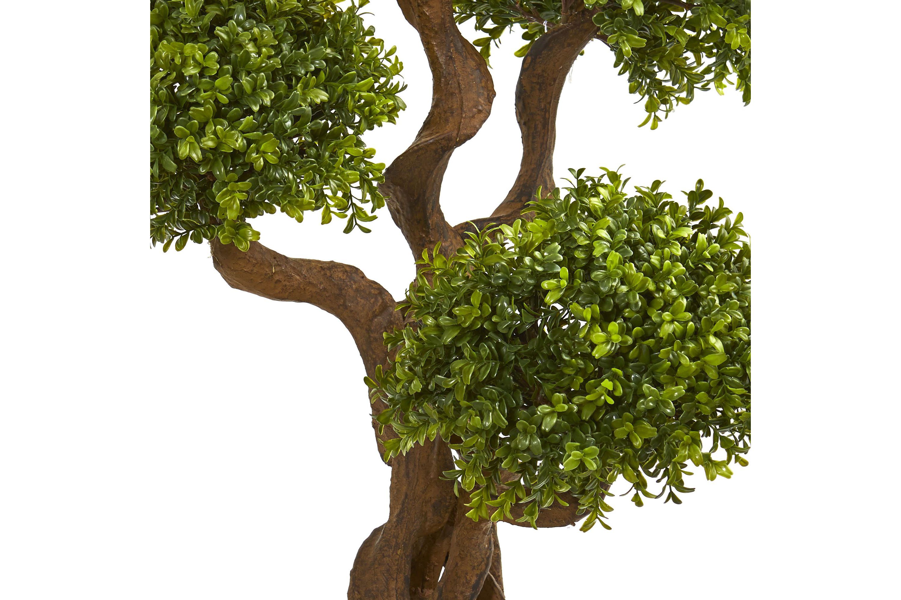 3.5-Foot Four Ball Boxwood Artificial Topiary Tree
