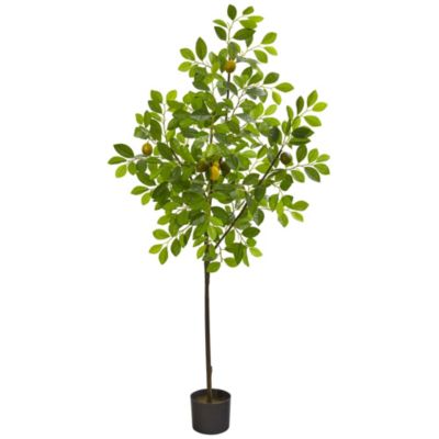 Nearly Natural 61-Inch Lemon Artificial Tree, Green