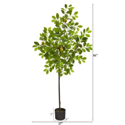 61-Inch Lemon Artificial Tree