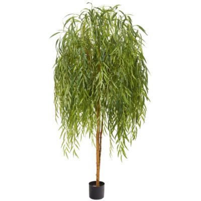 Nearly Natural 7-Foot Willow Artificial Tree