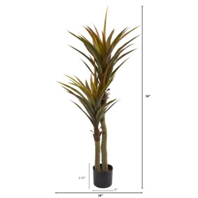 56-Inch Yucca Artificial Tree
