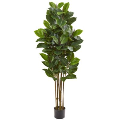 58-Inch Rubber Leaf Artificial Tree