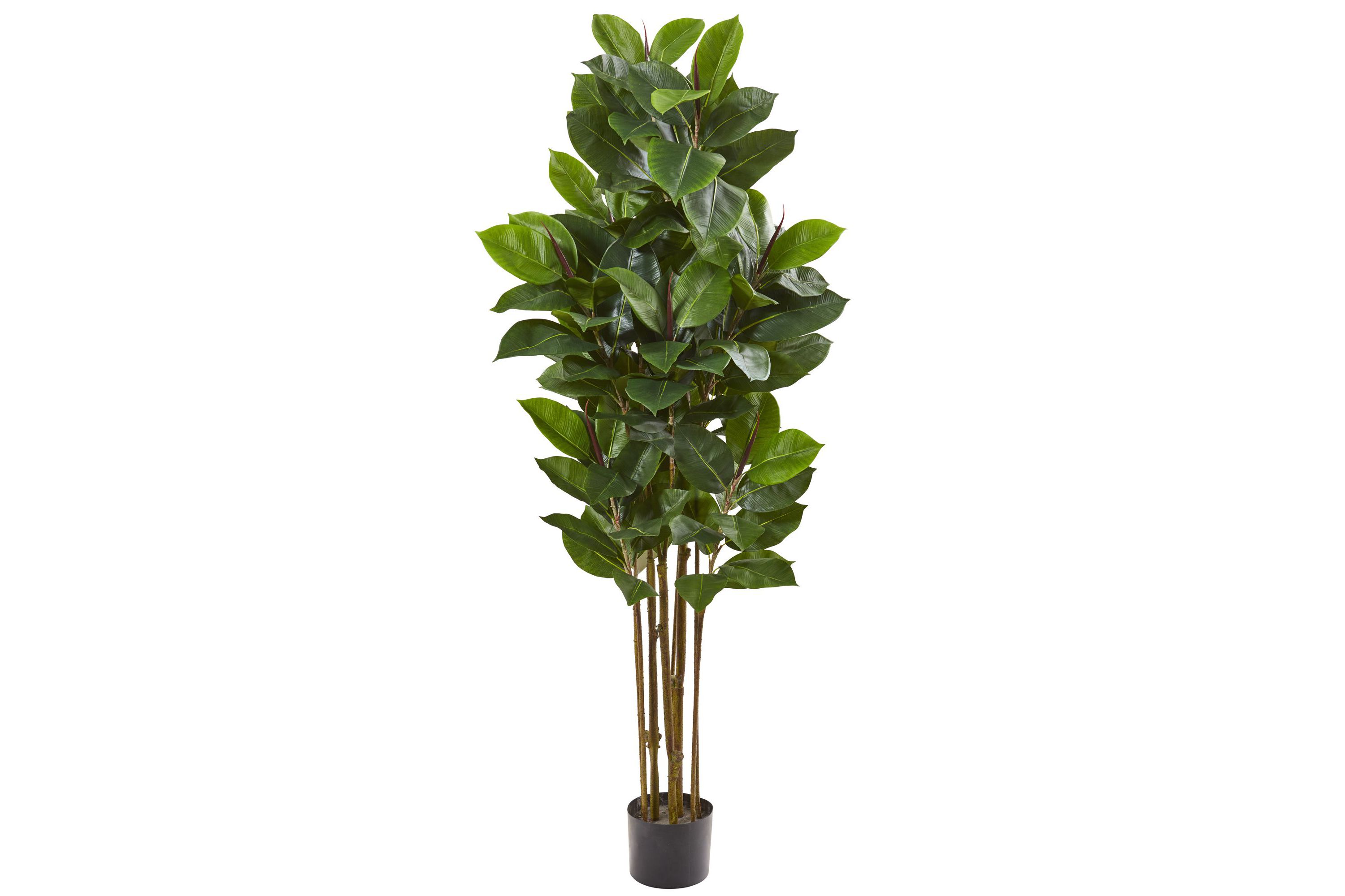 58-Inch Rubber Leaf Artificial Tree